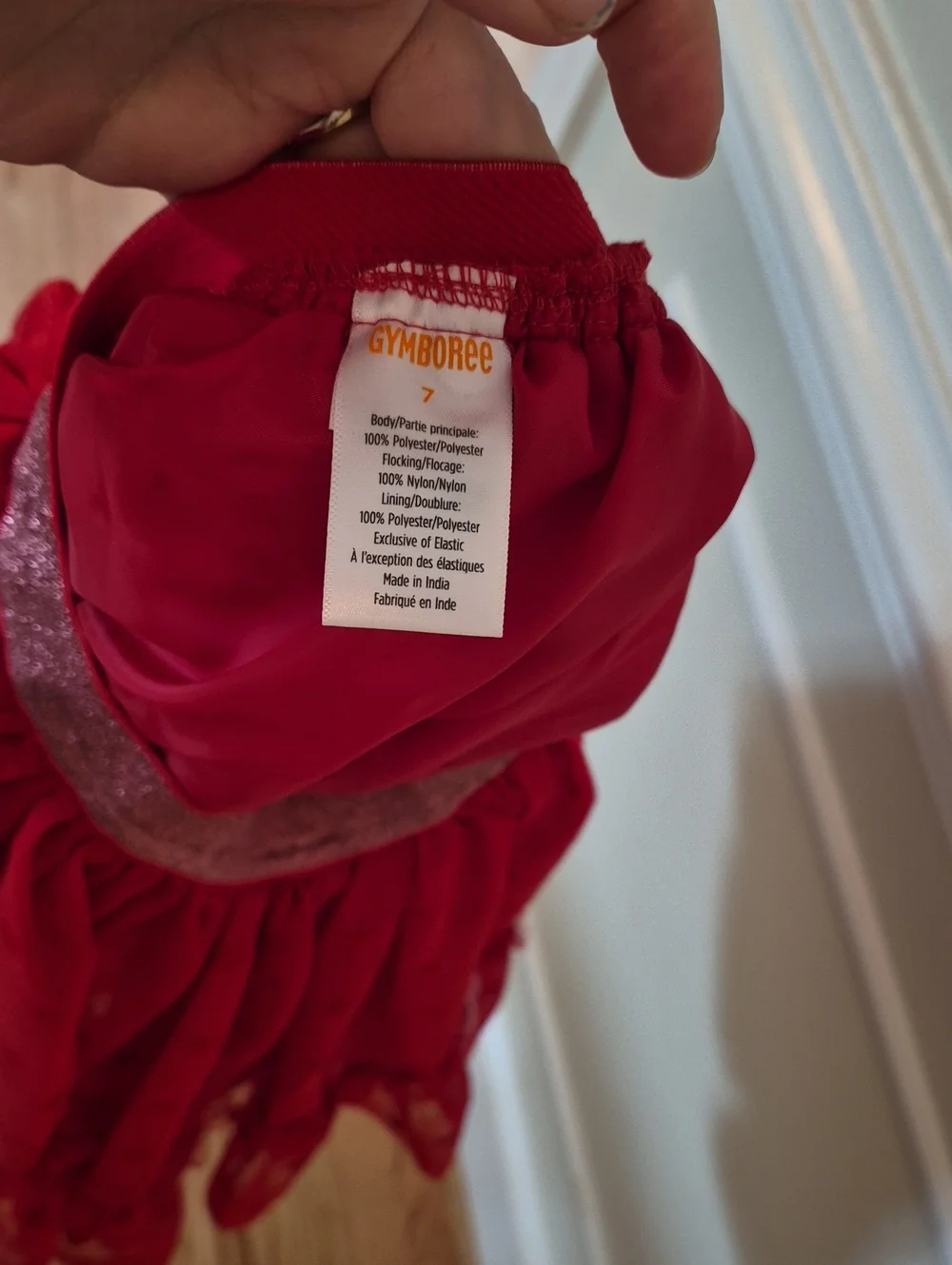 Gymboree Red Heart Dot Mini Skirt